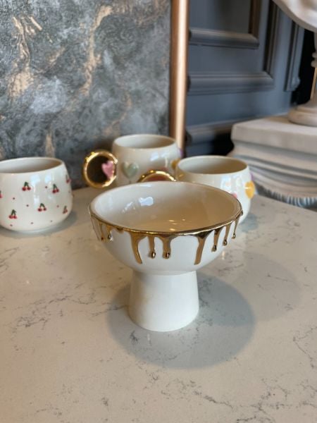 Gold Şelale Ayaklı Lokumluk