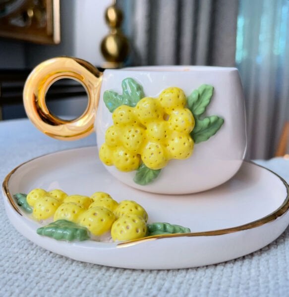 Limon Türk Kahvesi Fincanı