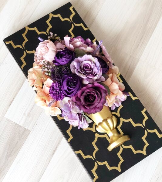 Fas Desenli Çiçekli Tablo