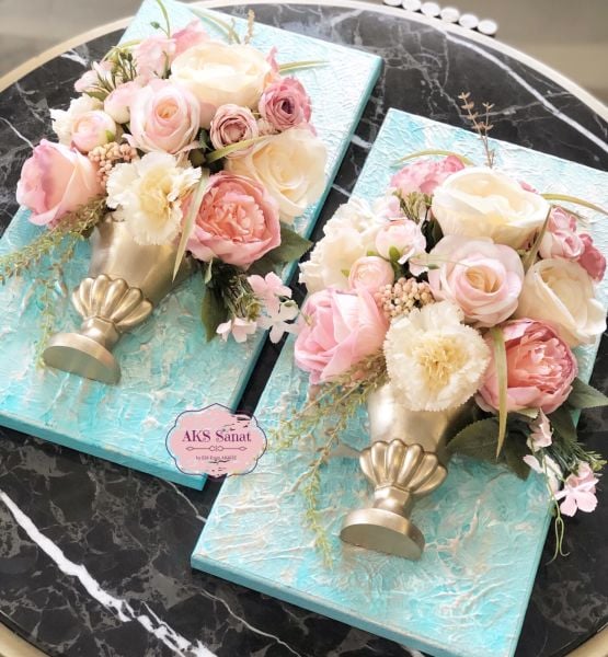 Renkli Çiçekli Tablo