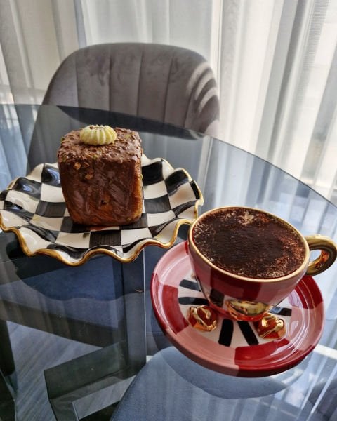 Dudaklı Türk Kahvesi Fincanı (Dudaklı tabak 1)