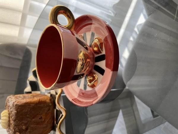 Dudaklı Türk Kahvesi Fincanı (Dudaklı tabak 1)