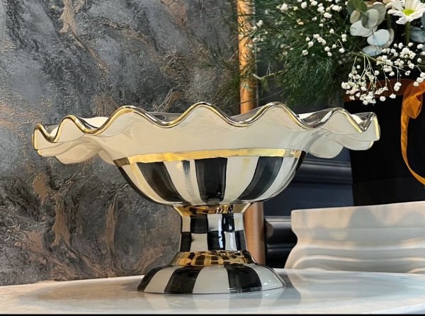 Fırfırlı Ayaklı Kase Büyük