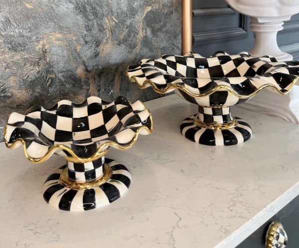 Fırfırlı Ayaklı Kase Büyük