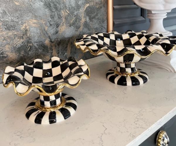 Fırfırlı Ayaklı Kase Küçük