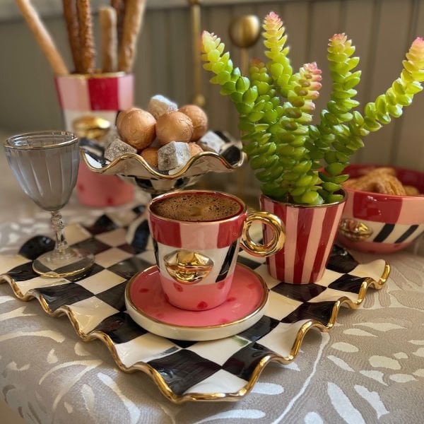 Fırfırlı Ayaklı Mini Lokumluk