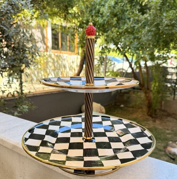 Emaye Katlı İkramlık