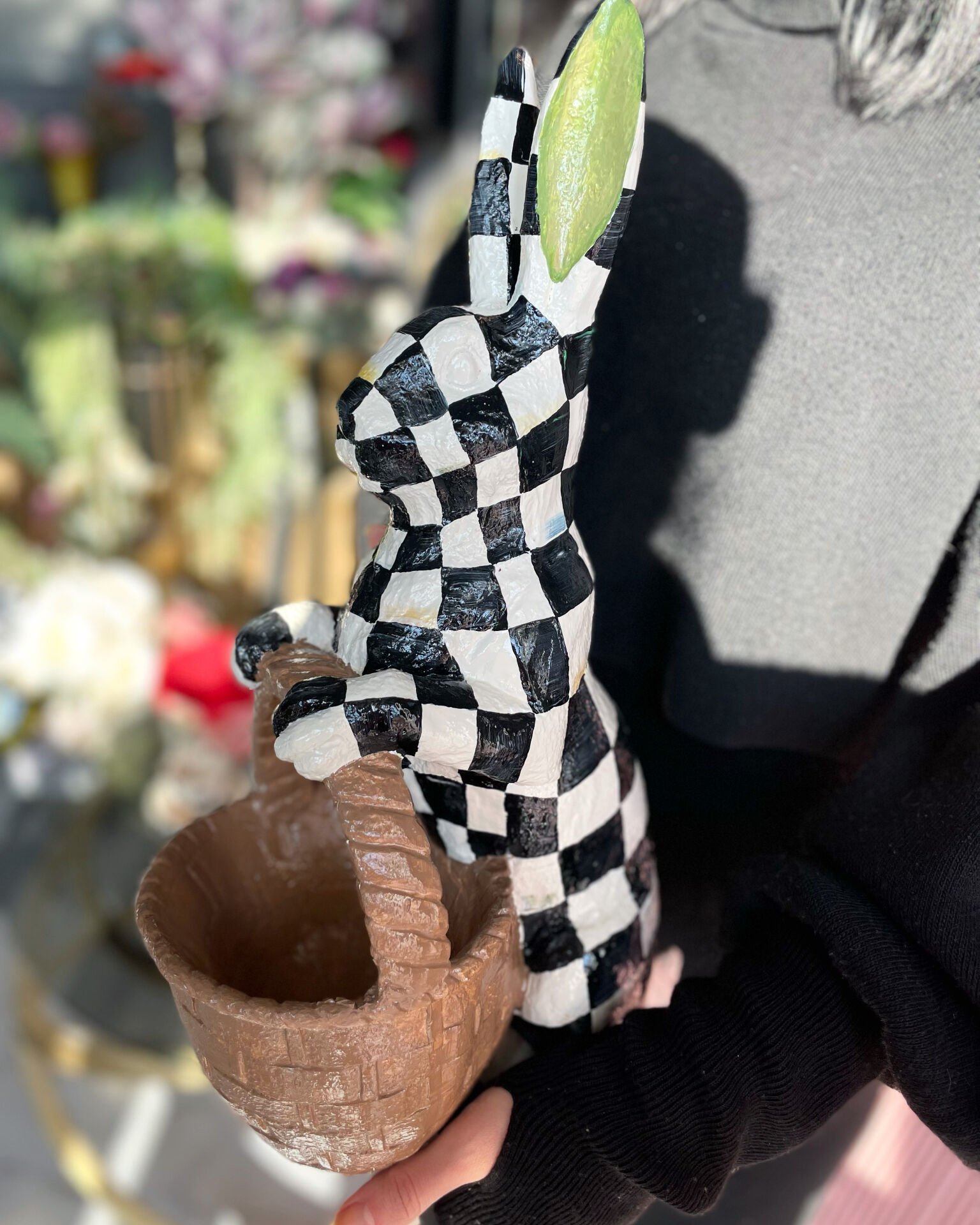 Sepetli Tavşan dekor