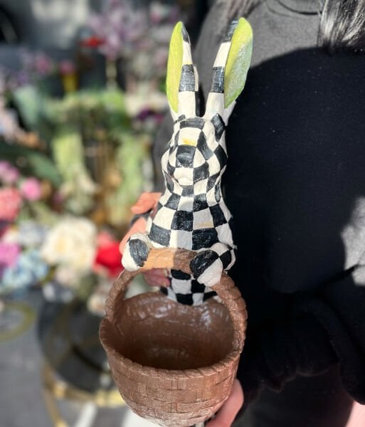 Sepetli Tavşan dekor