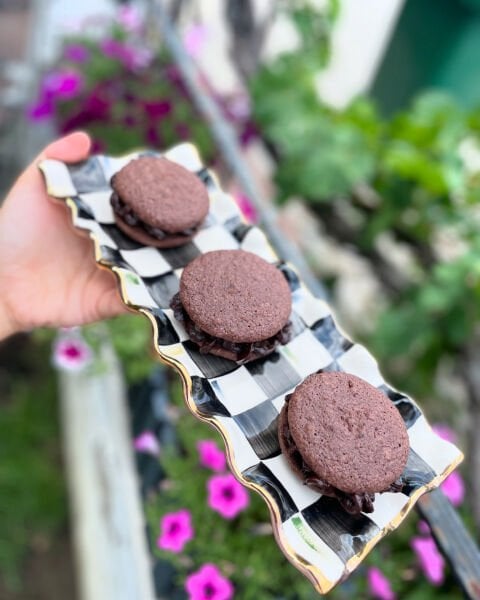 Fırfırlı dikdörtgen tabak