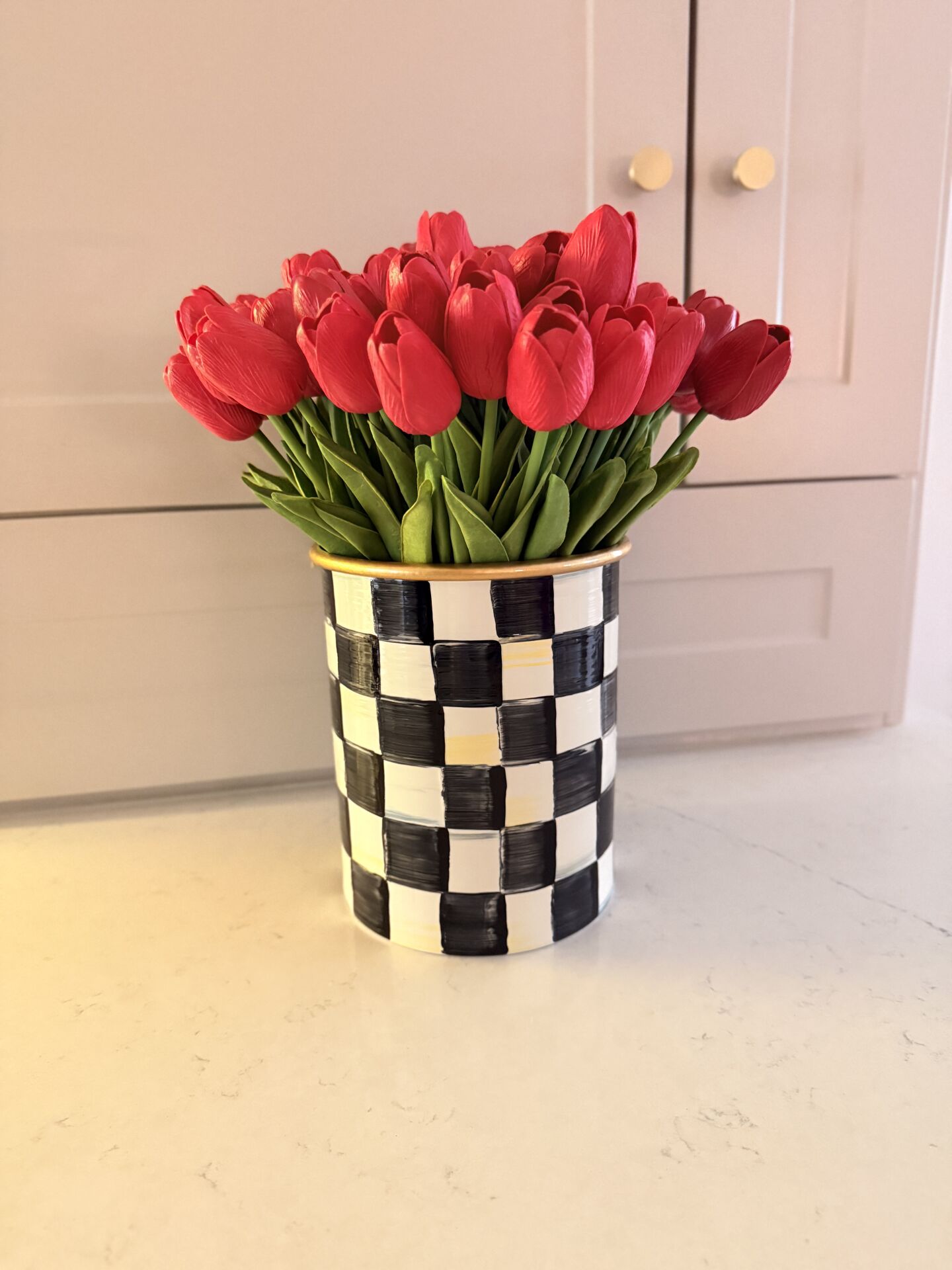 Dikey Vazo/Kaşıklık Metal